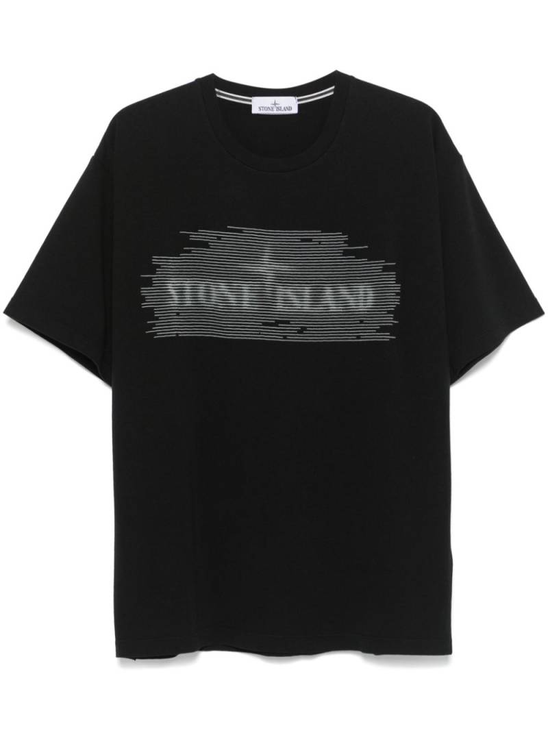 Stone Island cotton jersey T-Shirt - Black von Stone Island