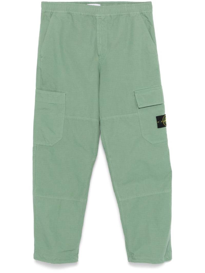 Stone Island cotton ripstop trousers - Green von Stone Island