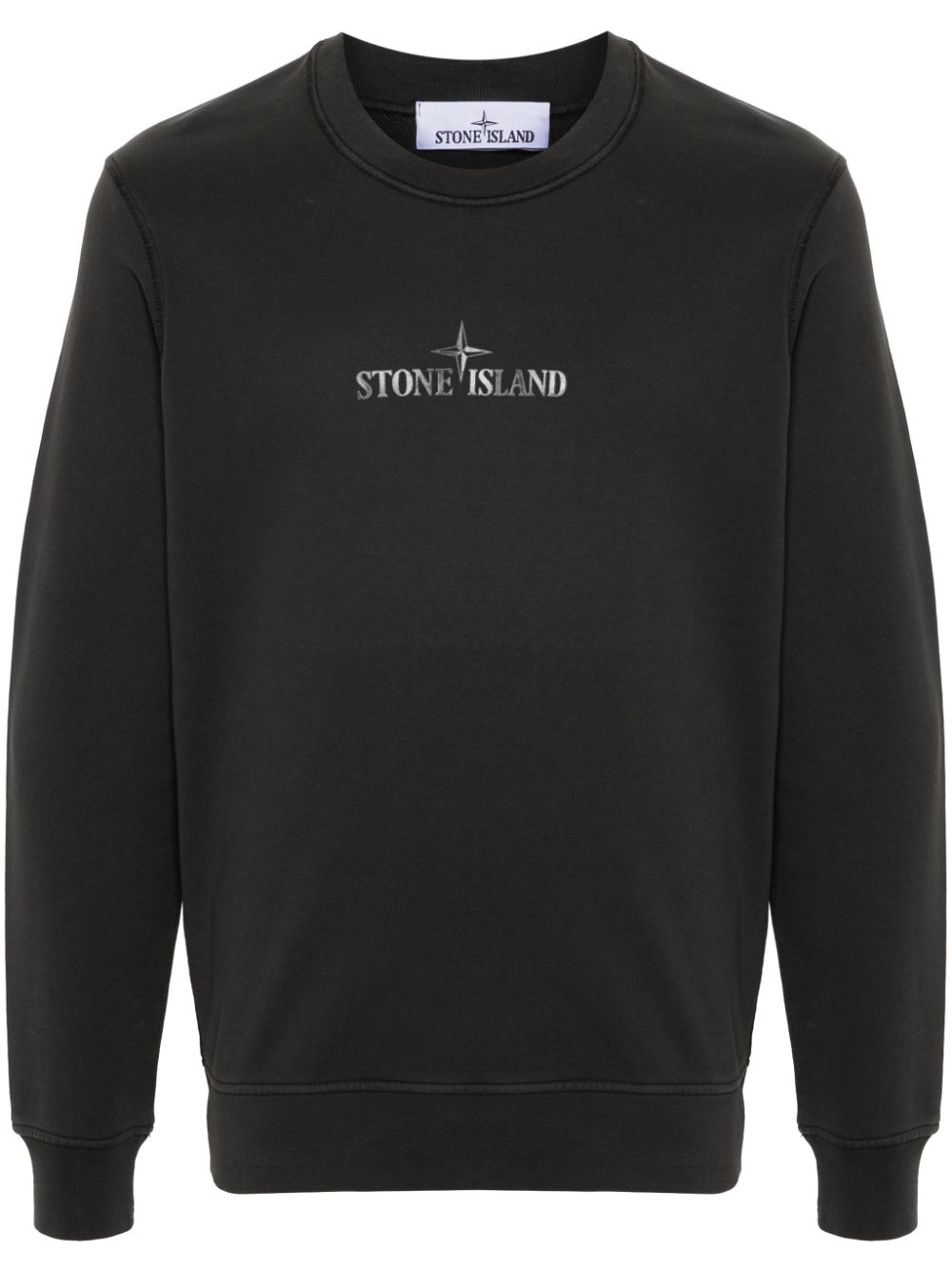 Stone Island cotton sweatshirt - Black von Stone Island