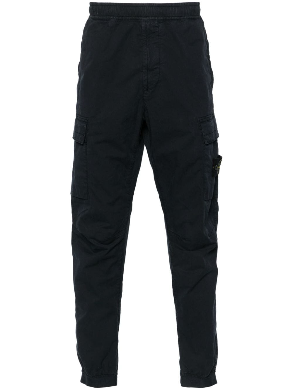 Stone Island elastic-waist tapered cargo pants - Blue von Stone Island