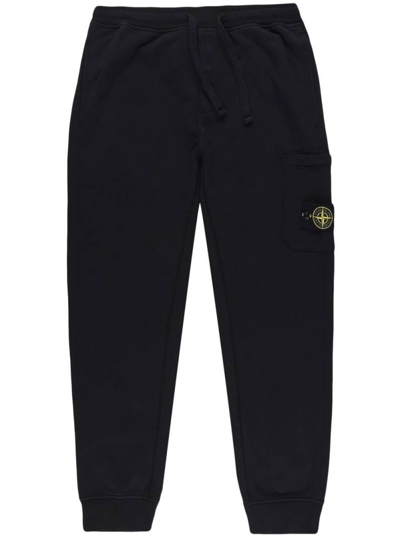 Stone Island logo-patch detail track pants - Black von Stone Island