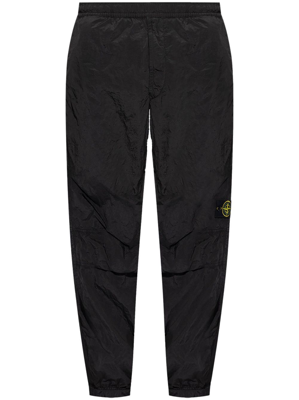 Stone Island logo-patch elasticated-waist track pants - Black von Stone Island