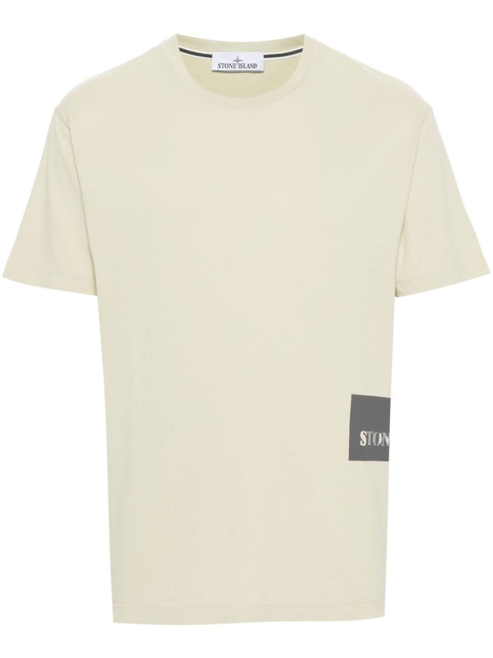 Stone Island logo-print cotton T-shirt - Green von Stone Island