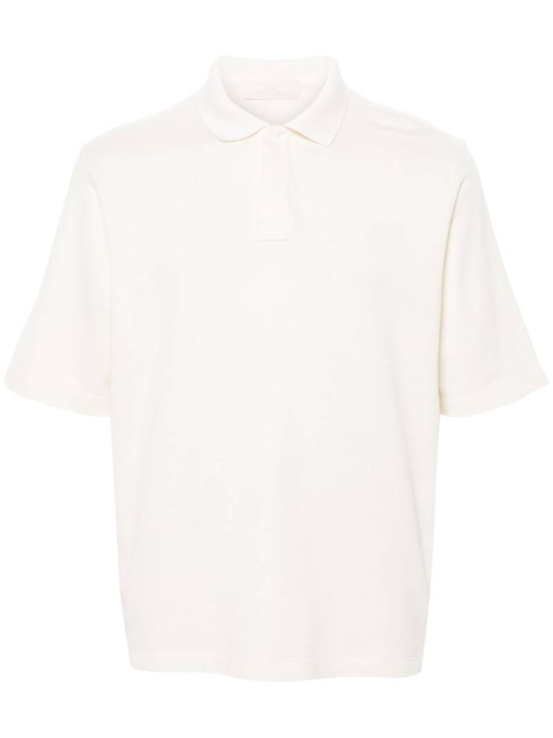 Stone Island logo-print polo collar - Neutrals von Stone Island