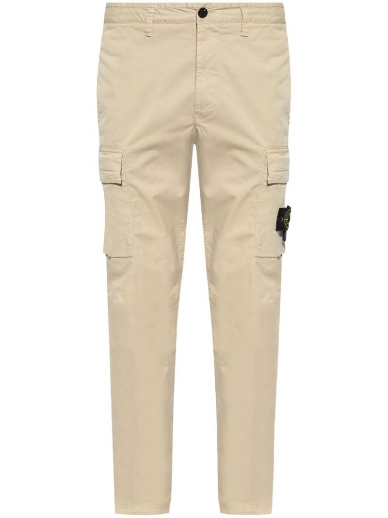 Stone Island low-waist slim-fit cargo trousers - Neutrals von Stone Island