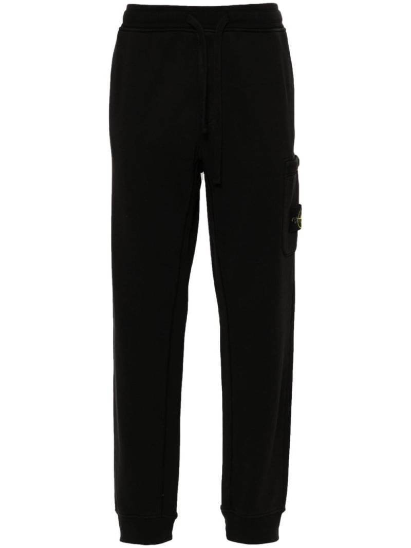 Stone Island mid-rise track trousers - Black von Stone Island