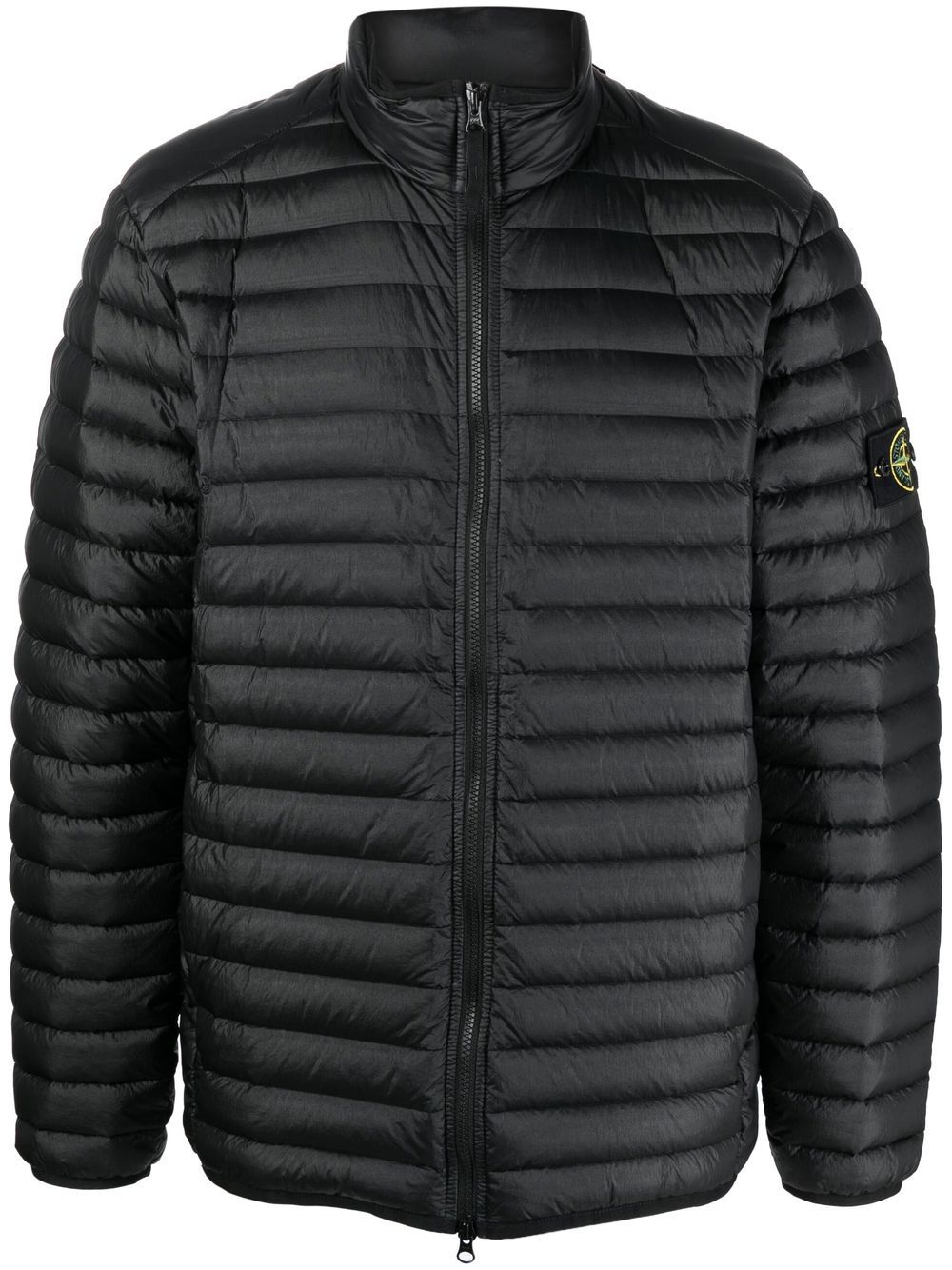 Stone Island Compass-patch puffer jacket - Black von Stone Island