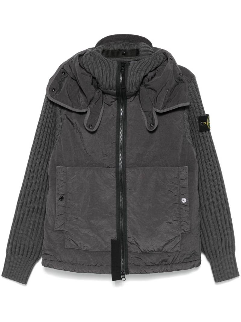 Stone Island panelled jacket - Grey von Stone Island