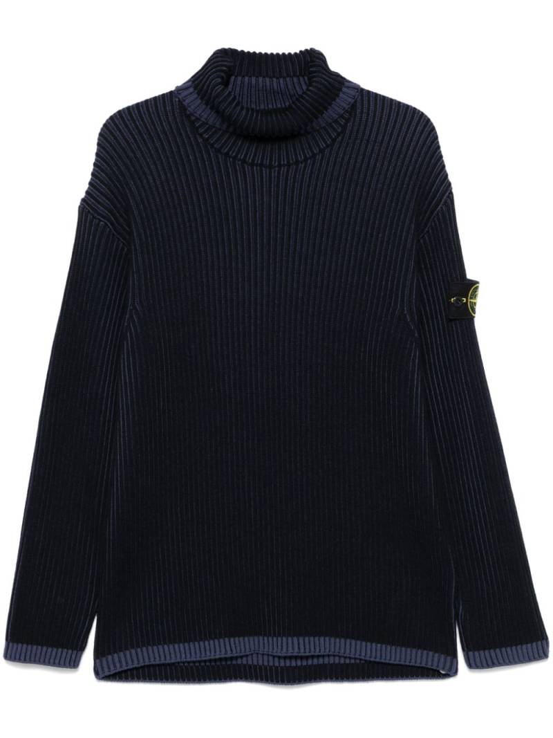 Stone Island ribbed sweater - Blue von Stone Island