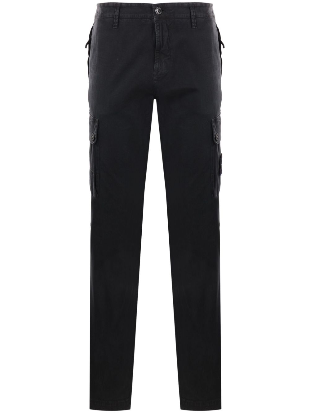 Stone Island straight-leg cargo trousers - Black von Stone Island