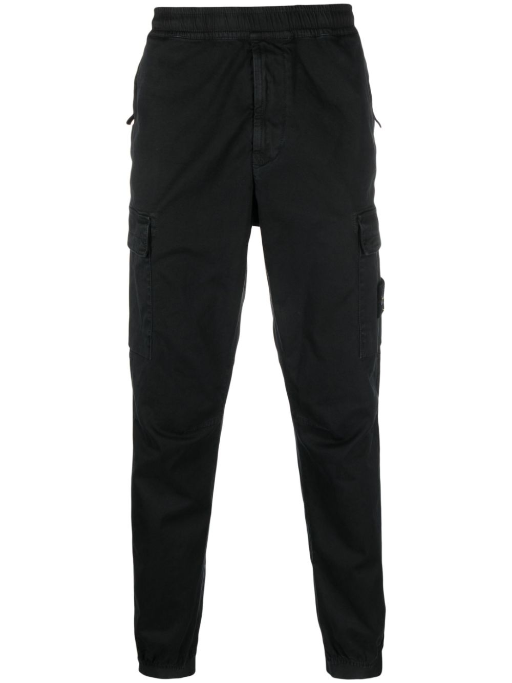 Stone Island tapered-leg cargo trousers - Black von Stone Island