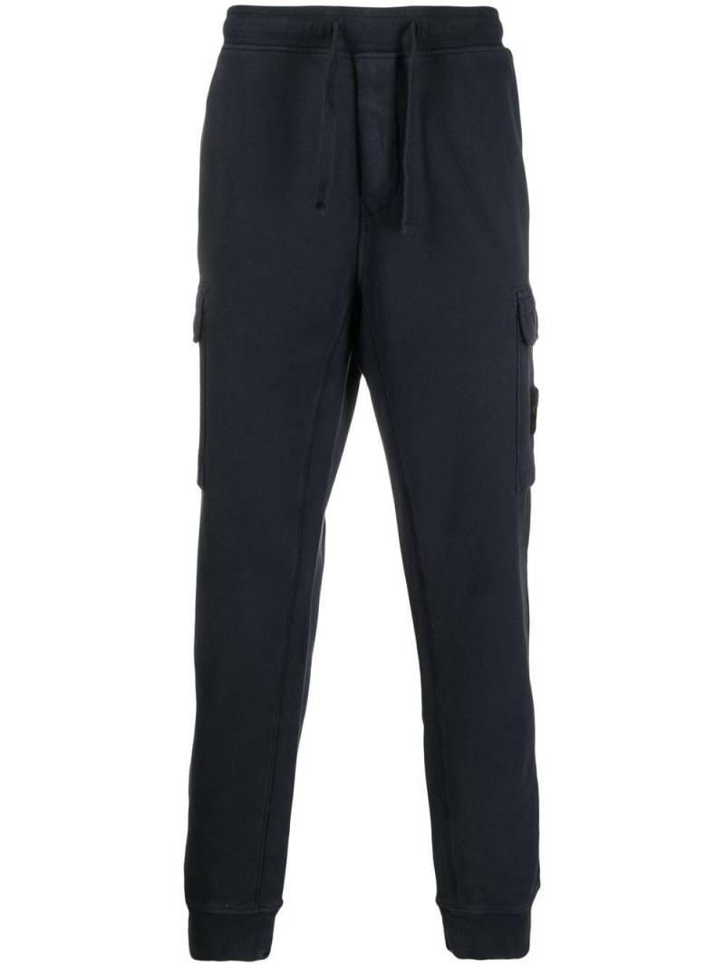 Stone Island tapered-leg track pants - Blue von Stone Island