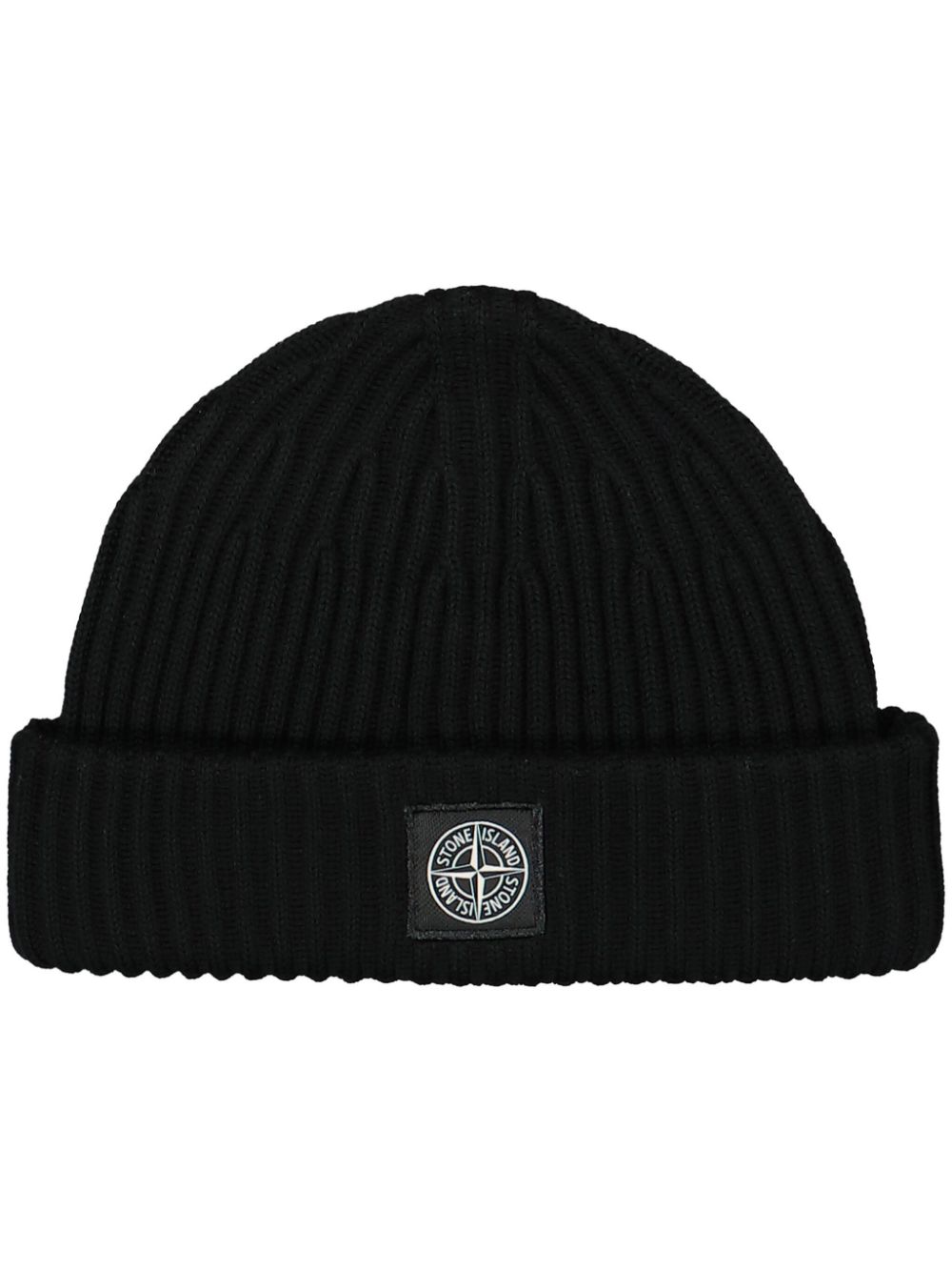 Stone Island wool beanie hat - Black von Stone Island