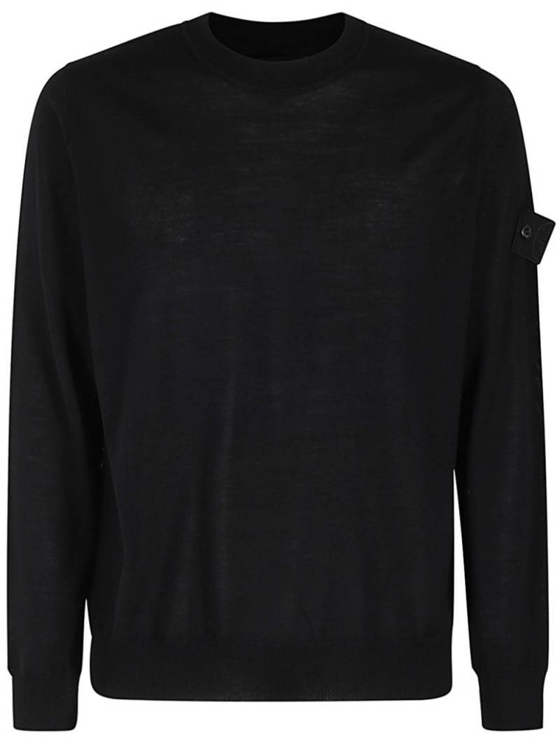 Stone Island wool sweater - Black von Stone Island