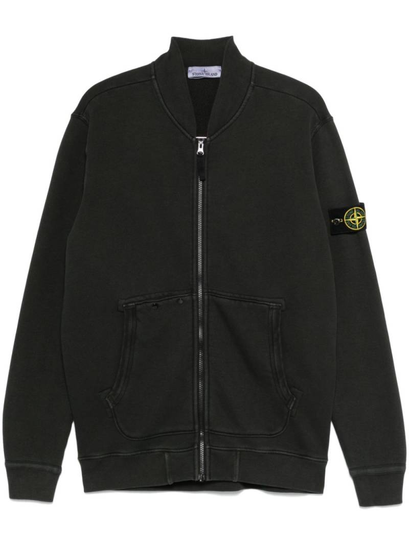 Stone Island zip-up cardigan - Black von Stone Island