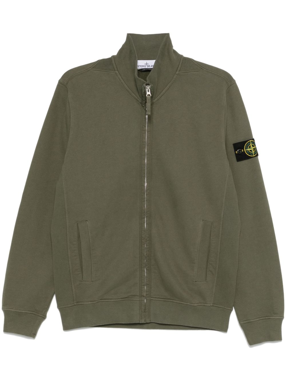 Stone Island zip-up sweatshirt - Green von Stone Island