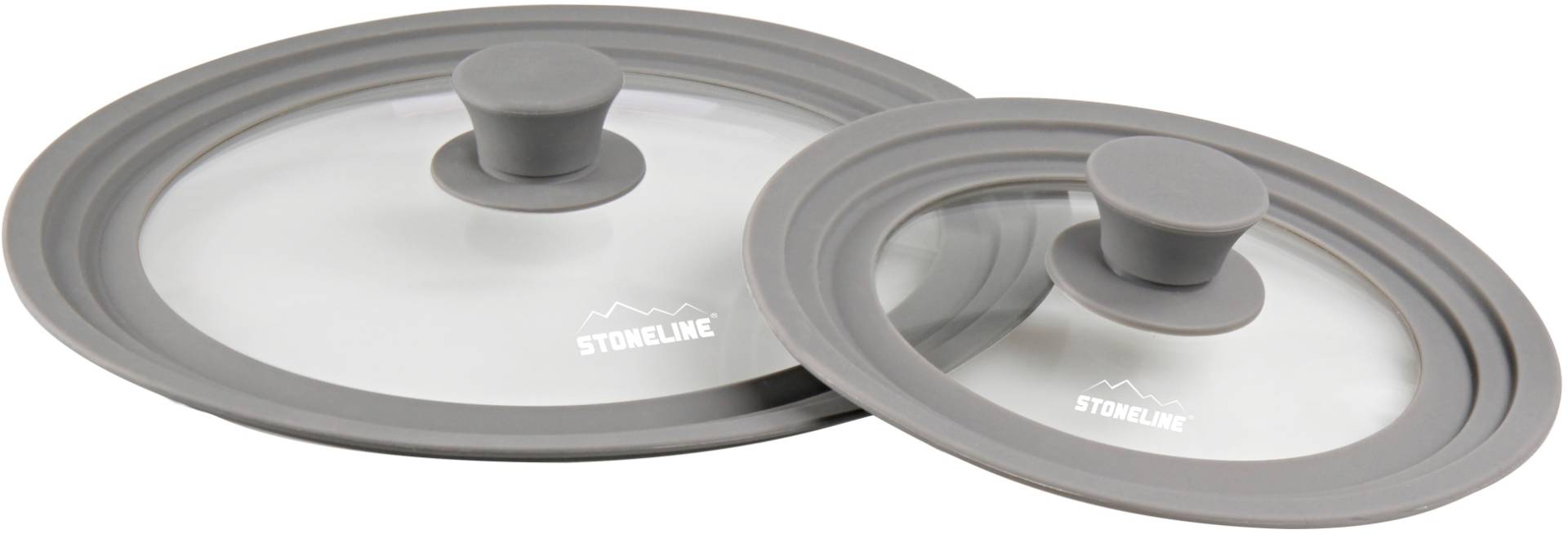 STONELINE Deckel »STONELINE®«, (Set, 2 tlg.), für 6 verschiedene Durchmesser von Stoneline