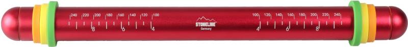 STONELINE Teigroller, 3 abnehmbare Abstandshalter, mit Antihaft-Effekt von Stoneline