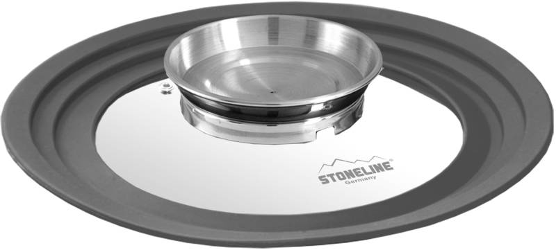 STONELINE Universaldeckel, mit Silikonrand, für 16/18/20 cm von Stoneline