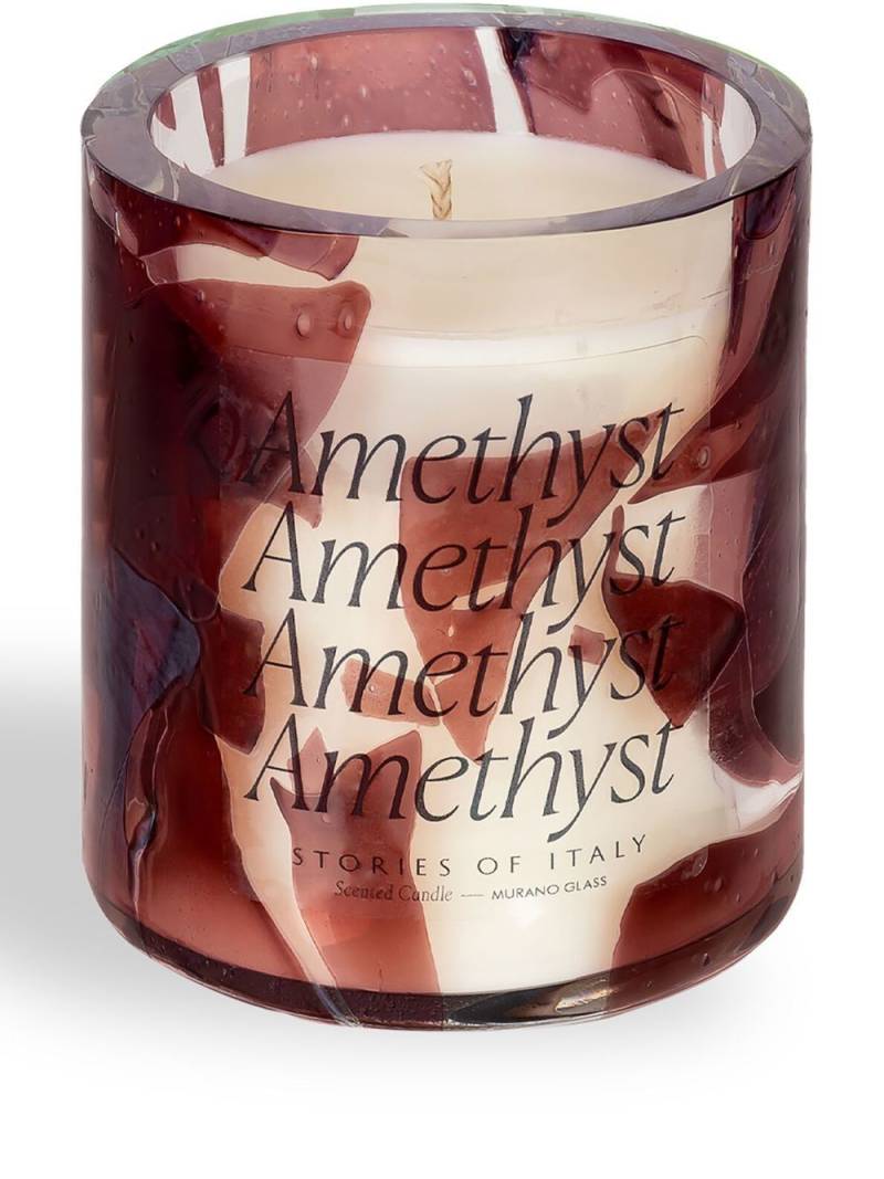 Stories of Italy Amethyst scented candle - Red von Stories of Italy