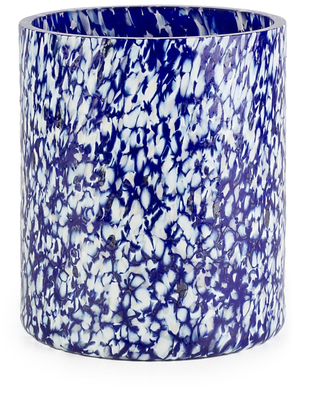 Stories of Italy medium Macchia Murano glass vase - Blue von Stories of Italy