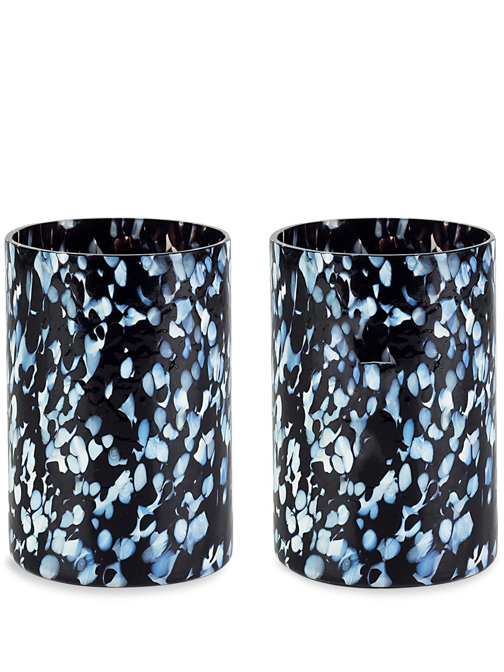 Stories of Italy Macchia glasses (set of 2) - Black von Stories of Italy