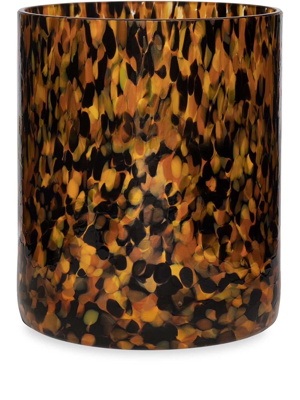 Stories of Italy Macchia Leopard vase (15cm) - Black von Stories of Italy