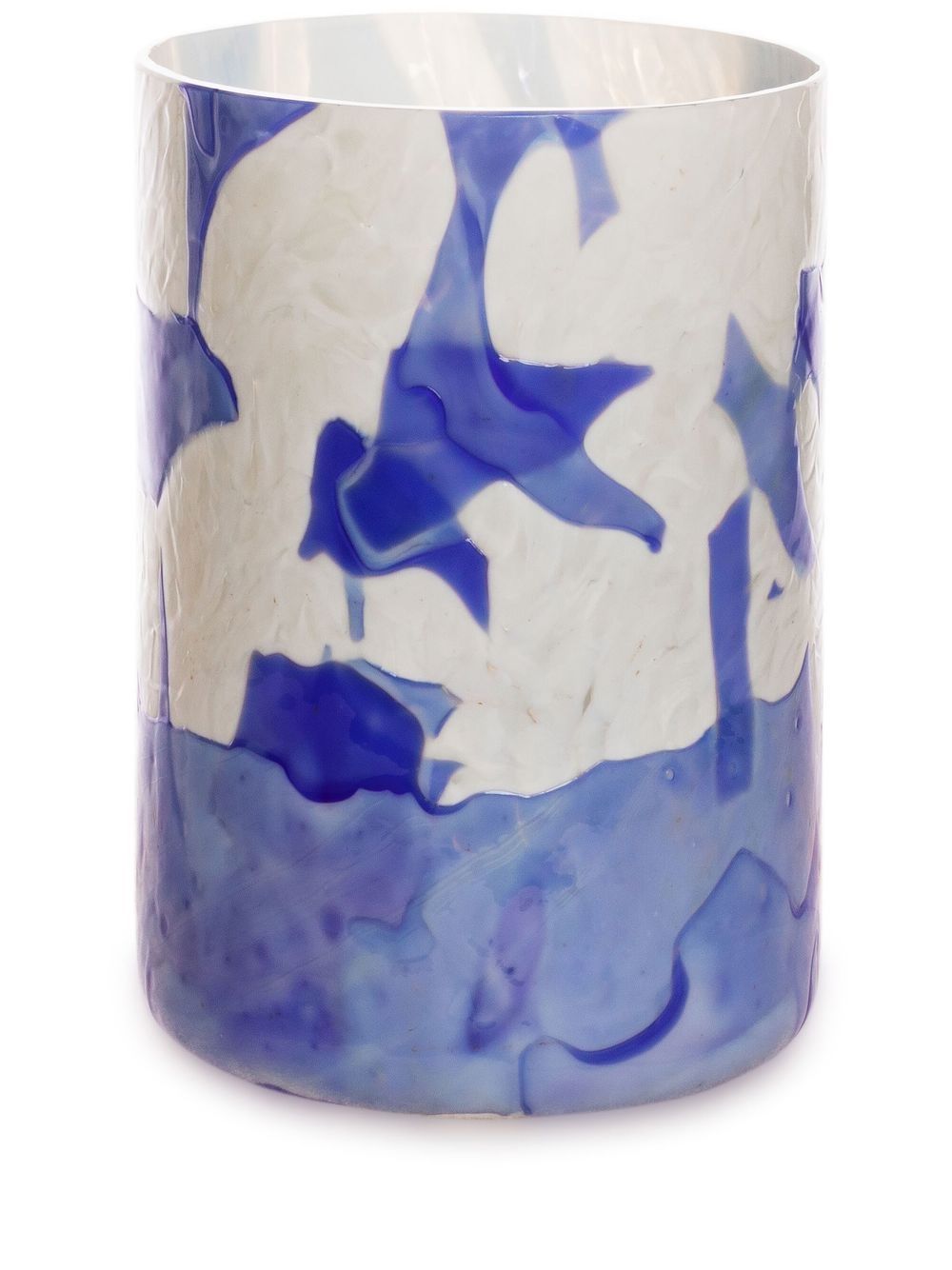 Stories of Italy Nougat Murano glass tumblers (set of two) - Blue von Stories of Italy