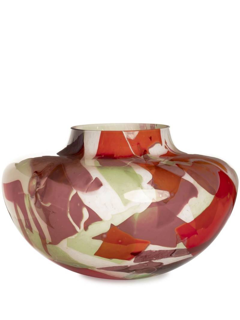 Stories of Italy Nougat Spring Olla Murano glass vase - Red von Stories of Italy