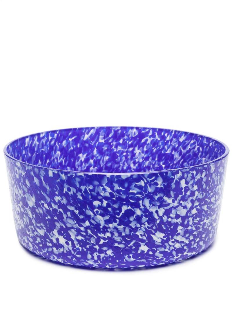 Stories of Italy Soi Macchia Su Macchia large murano bowl - Blue von Stories of Italy