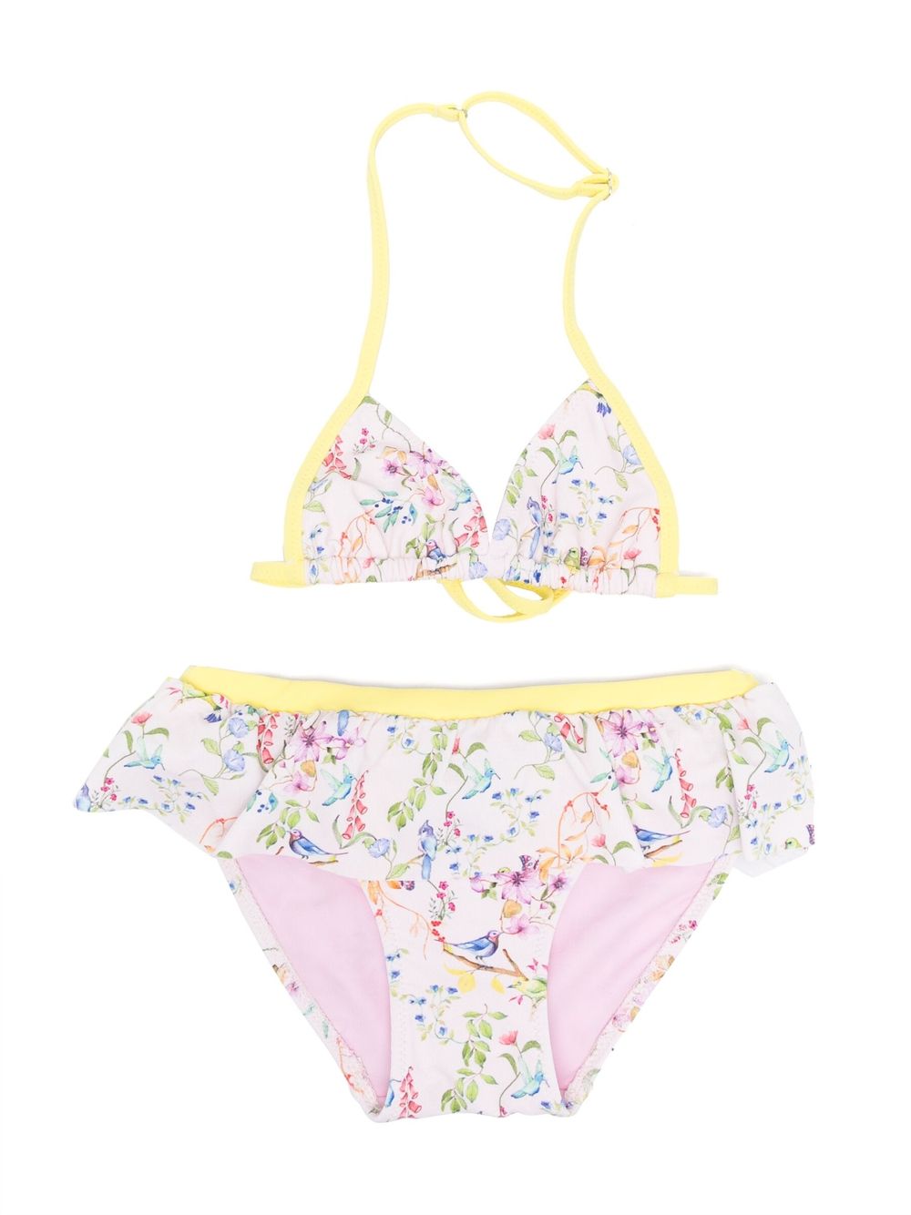 Story Loris floral-print bikini set - Yellow von Story Loris