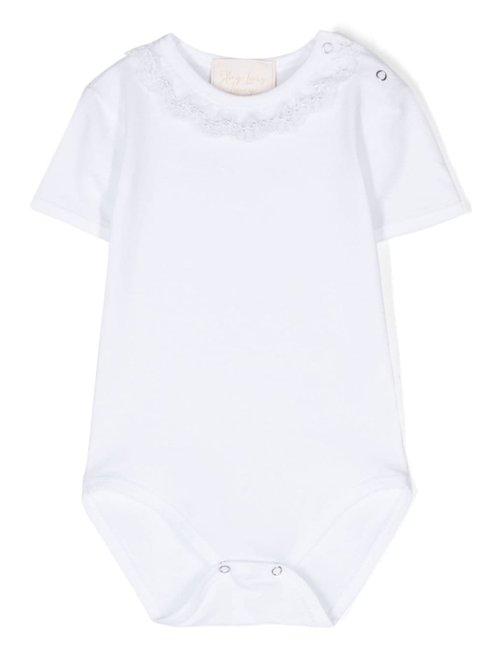 Story Loris lace-embellished body - White von Story Loris