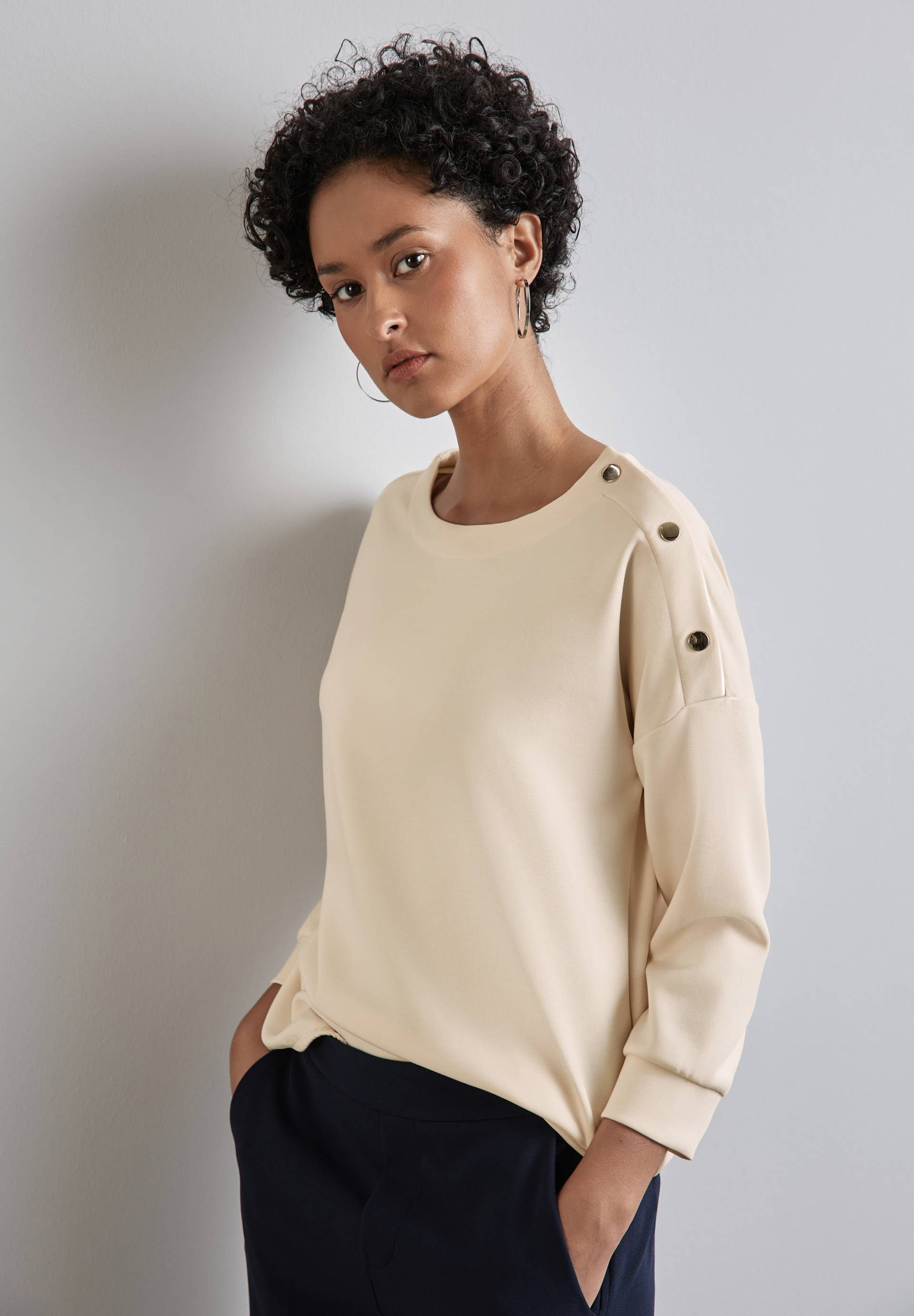 STREET ONE 3/4-Arm-Shirt, im Silk Look STREET ONE 3/4-Arm-Shirt, im Silk Look von Street One