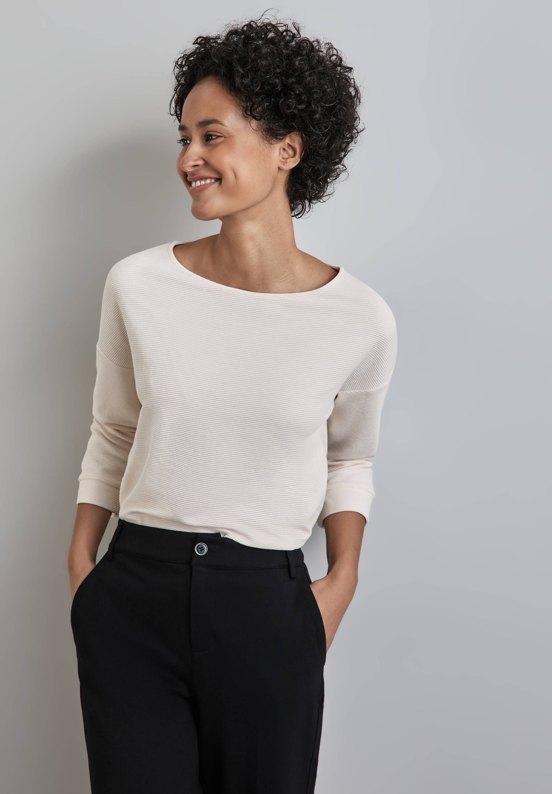 STREET ONE 3/4-Arm-Shirt, in Struktur-Optik STREET ONE 3/4-Arm-Shirt, in Struktur-Optik von Street One