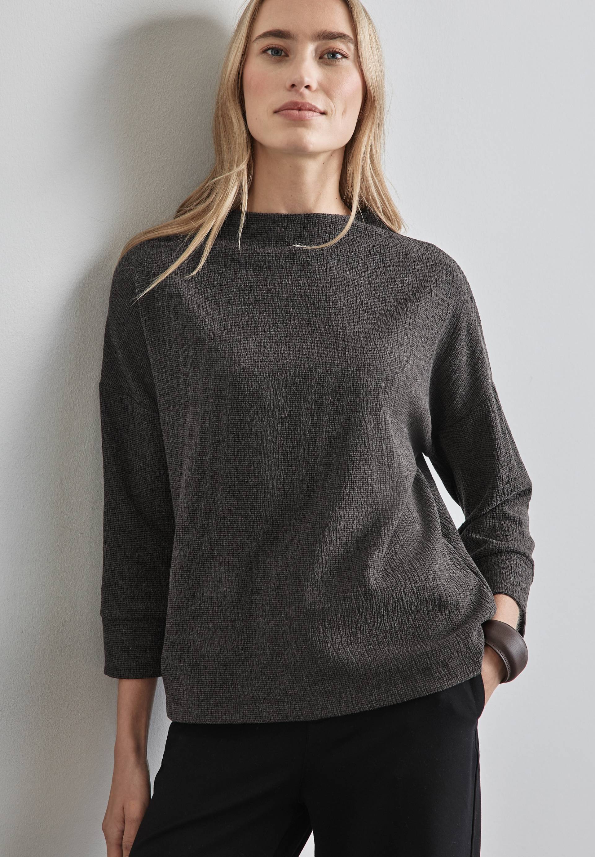 STREET ONE 3/4-Arm-Shirt, mit Struktur STREET ONE 3/4-Arm-Shirt, mit Struktur von Street One