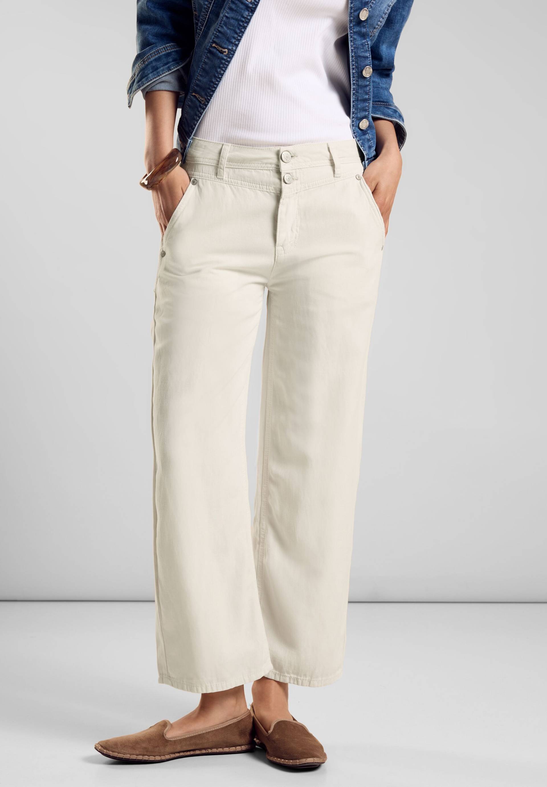 STREET ONE 7/8-Jeans, mit breitem Bein STREET ONE 7/8-Jeans, mit breitem Bein von Street One