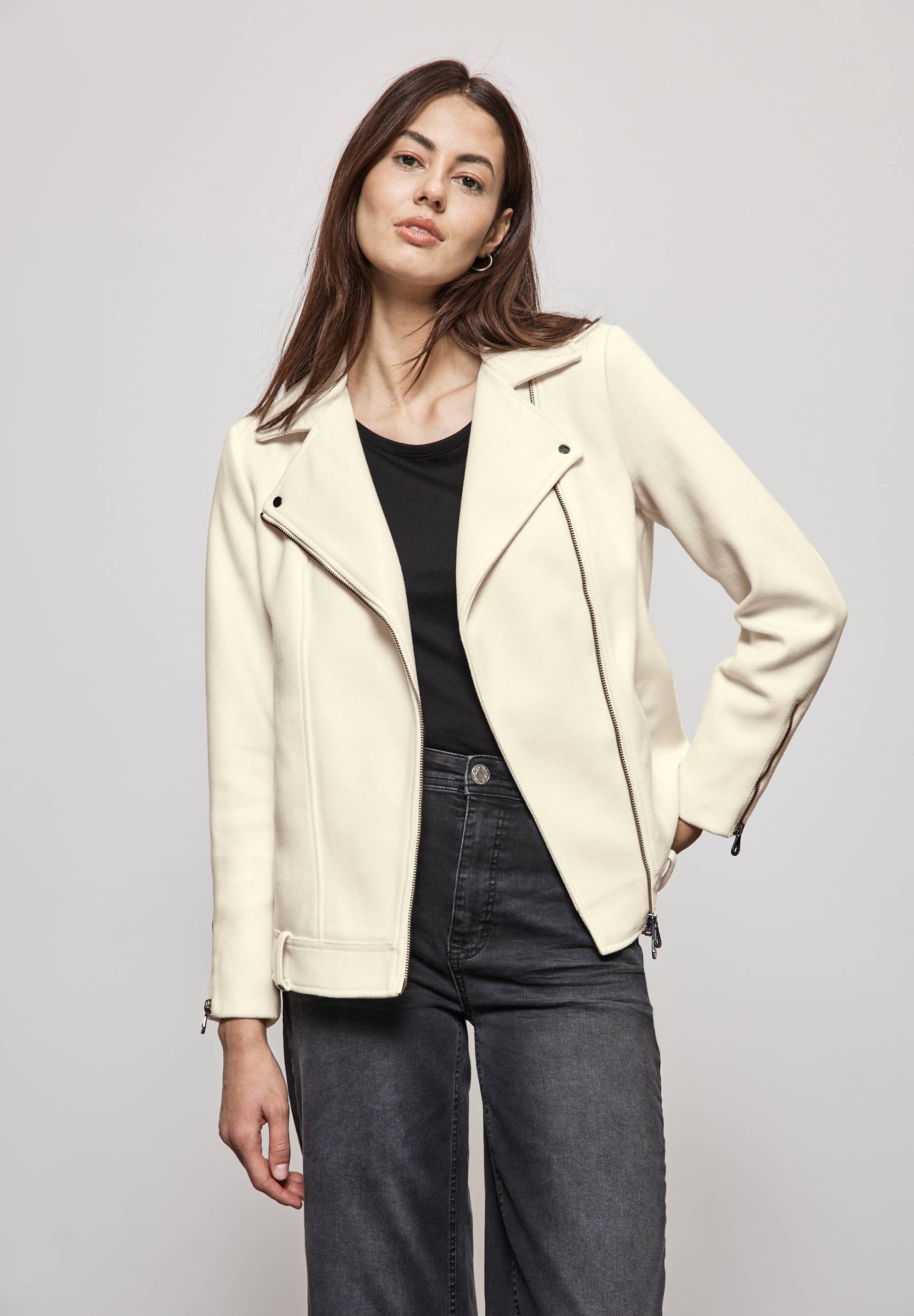 STREET ONE Bikerjacke, mit Reissverschluss-Details STREET ONE Bikerjacke, mit Reissverschluss-Details von Street One
