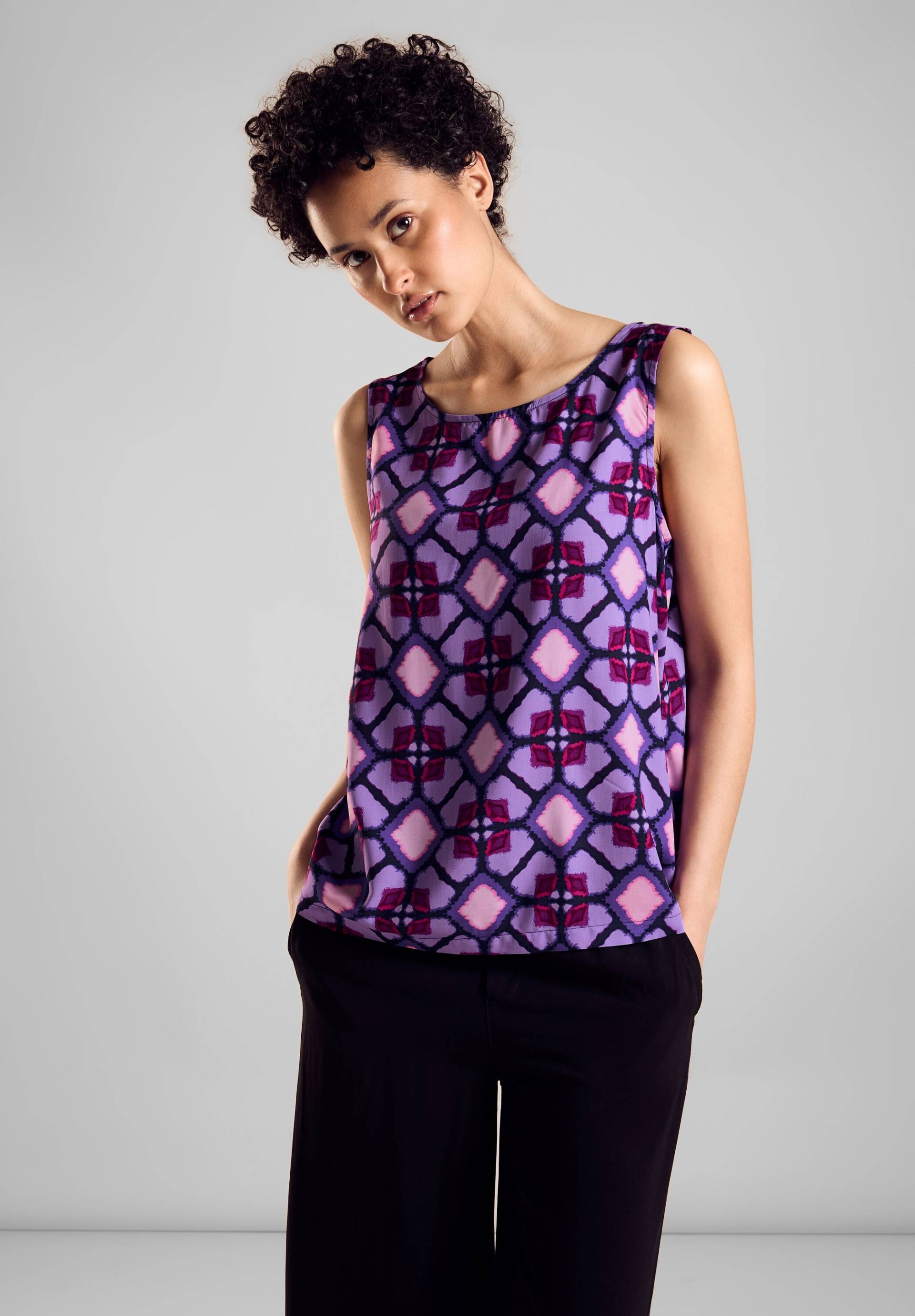 STREET ONE Blusentop, mit All-Over Print STREET ONE Blusentop, mit All-Over Print von Street One
