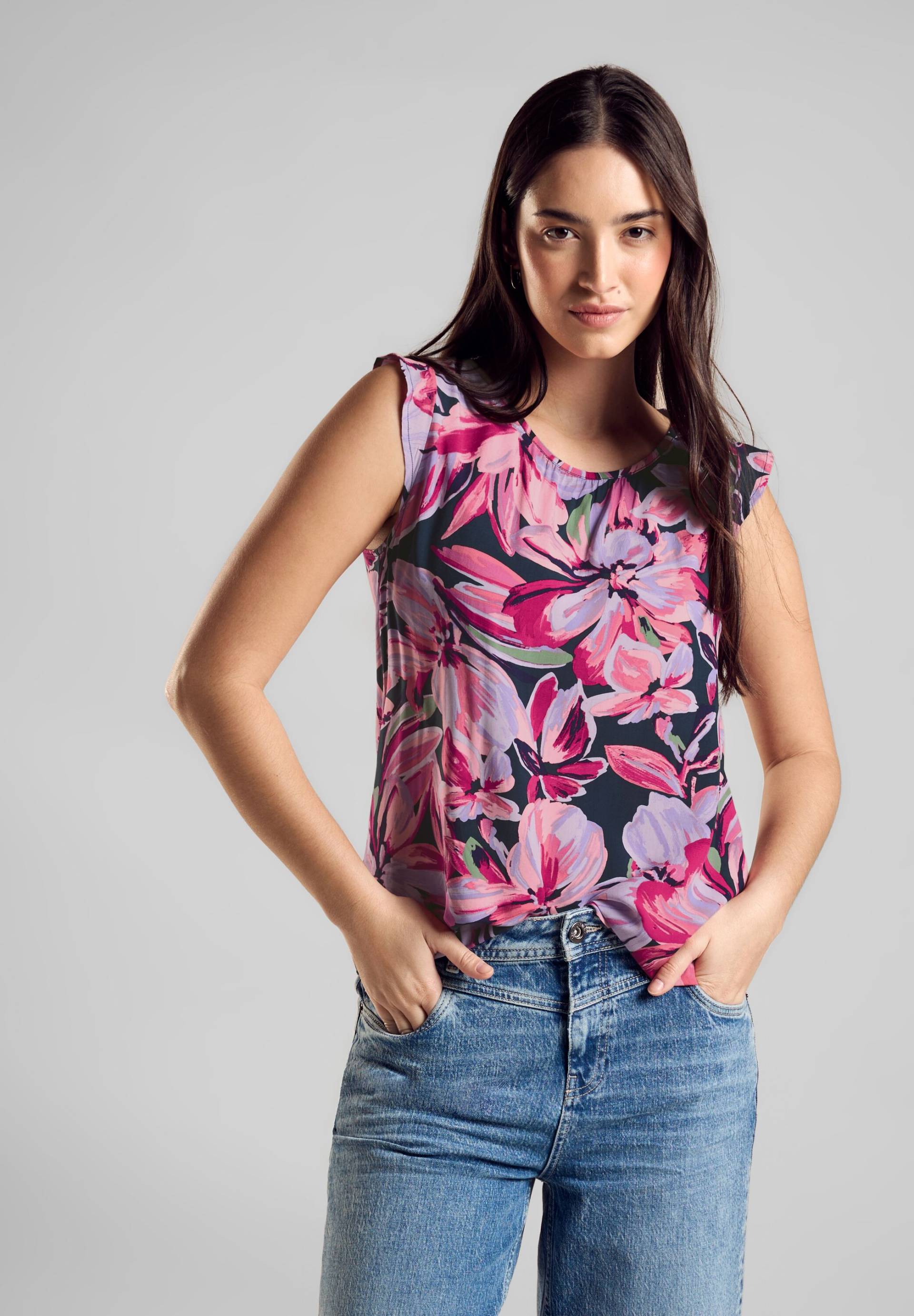 STREET ONE Blusentop, mit Frills STREET ONE Blusentop, mit Frills von Street One