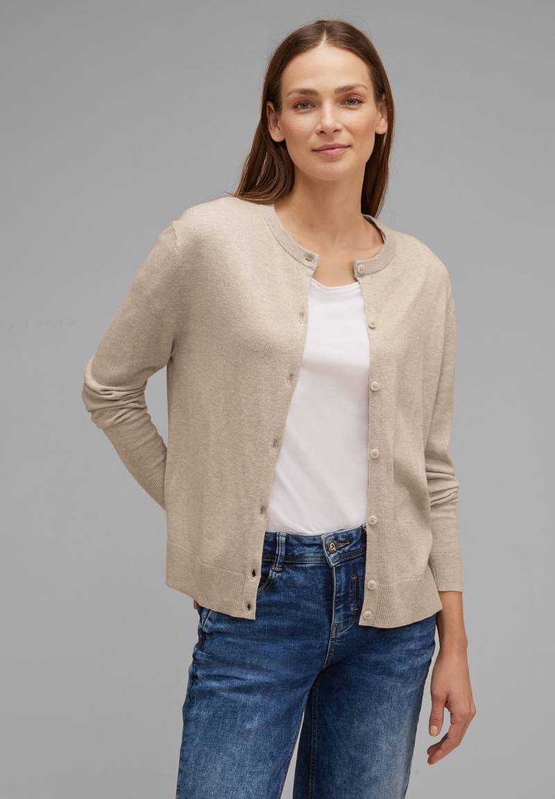 STREET ONE Cardigan, in Unifarbe von Street One