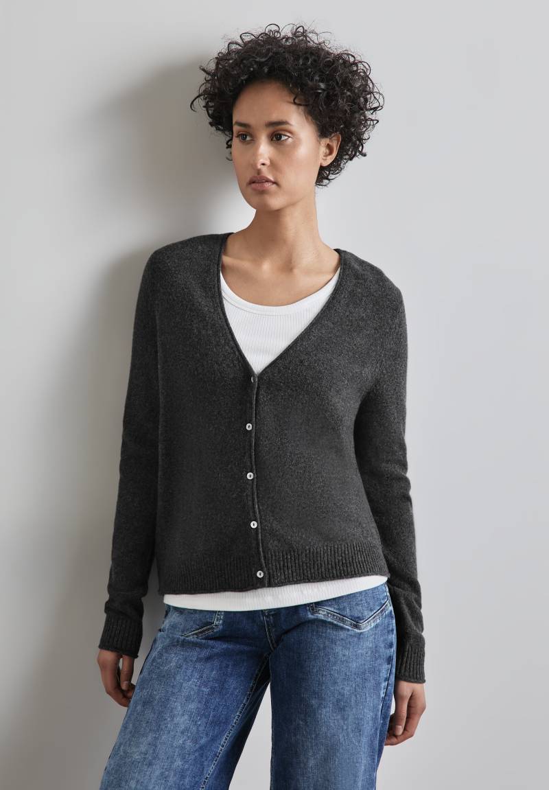 STREET ONE Cardigan, kurz, mit Knopfleiste von Street One