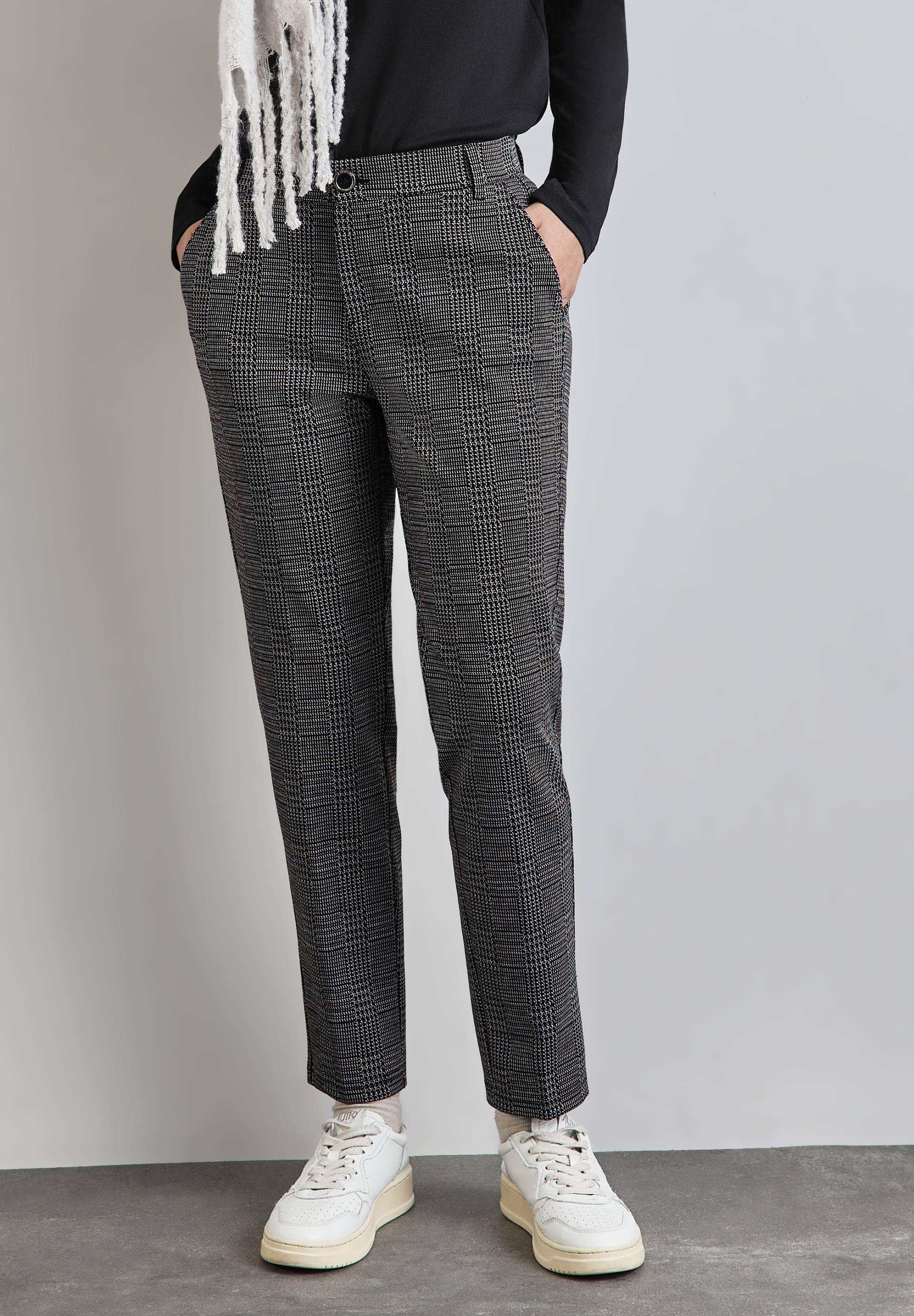 STREET ONE Chinohose »Style Chino Check«, kariert STREET ONE Chinohose »Style Chino Check«, kariert von Street One