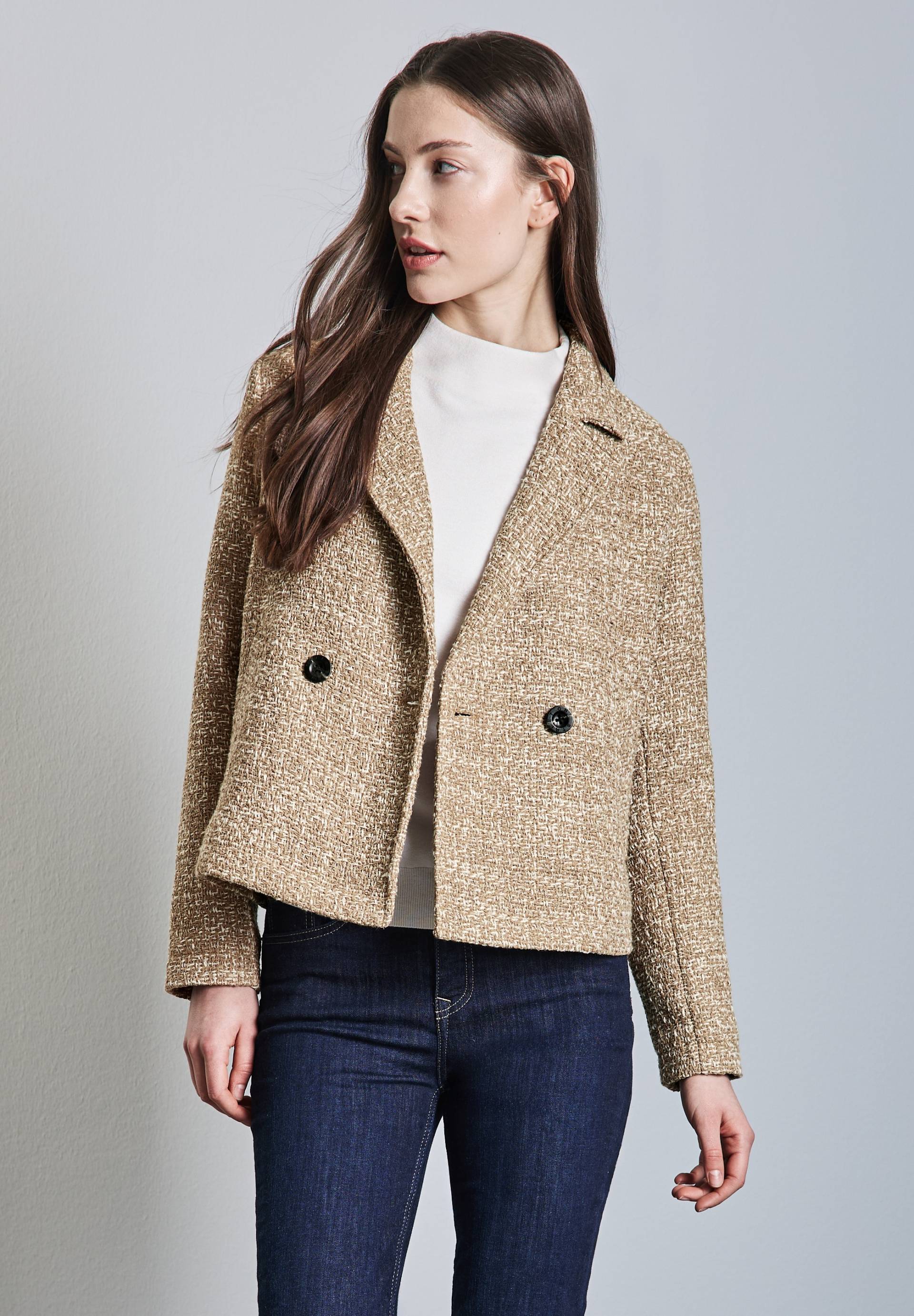 STREET ONE Jackenblazer, mit Bouclé-Struktur STREET ONE Jackenblazer, mit Bouclé-Struktur von Street One