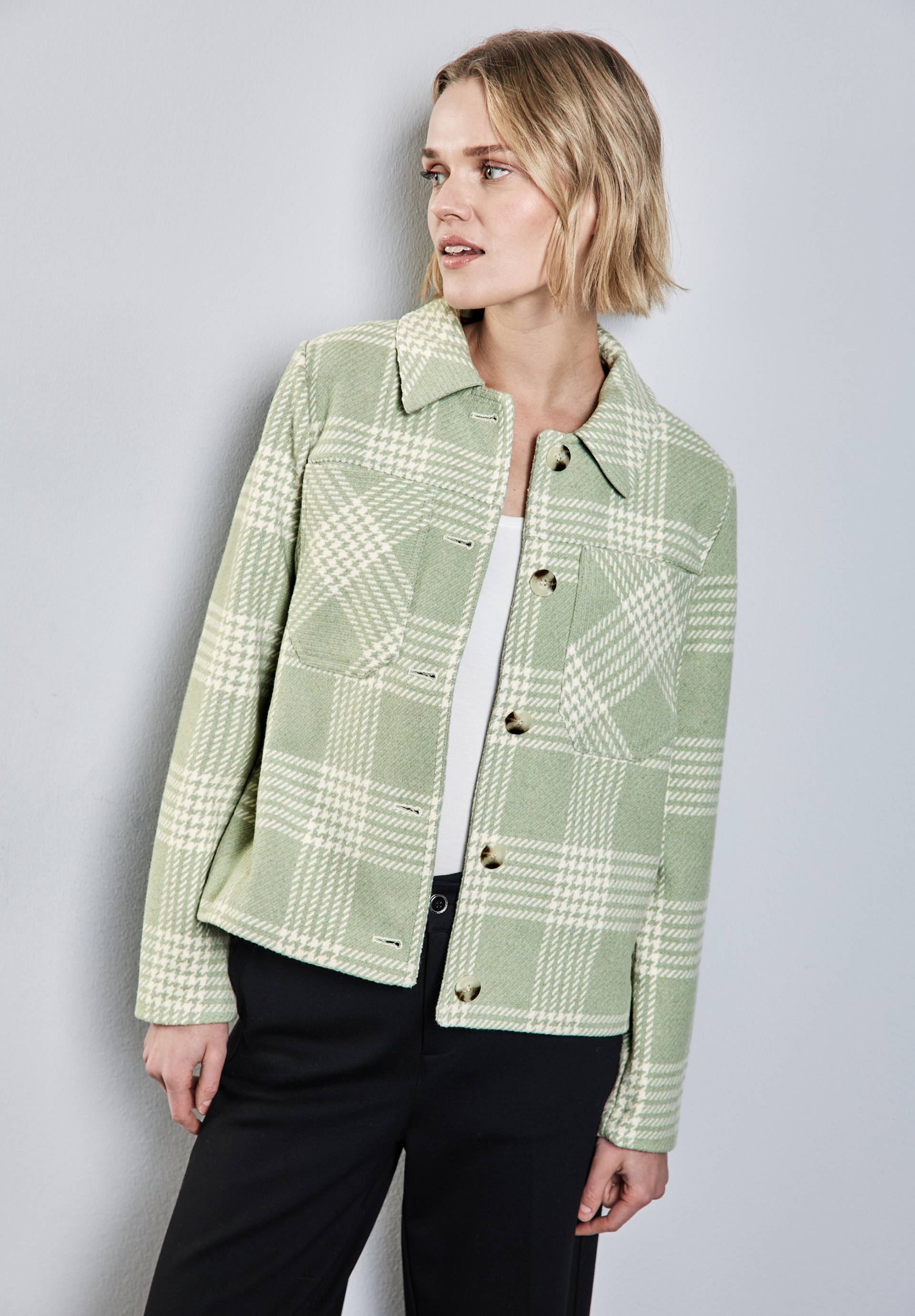 STREET ONE Jackenblazer, mit Karo Muster STREET ONE Jackenblazer, mit Karo Muster von Street One