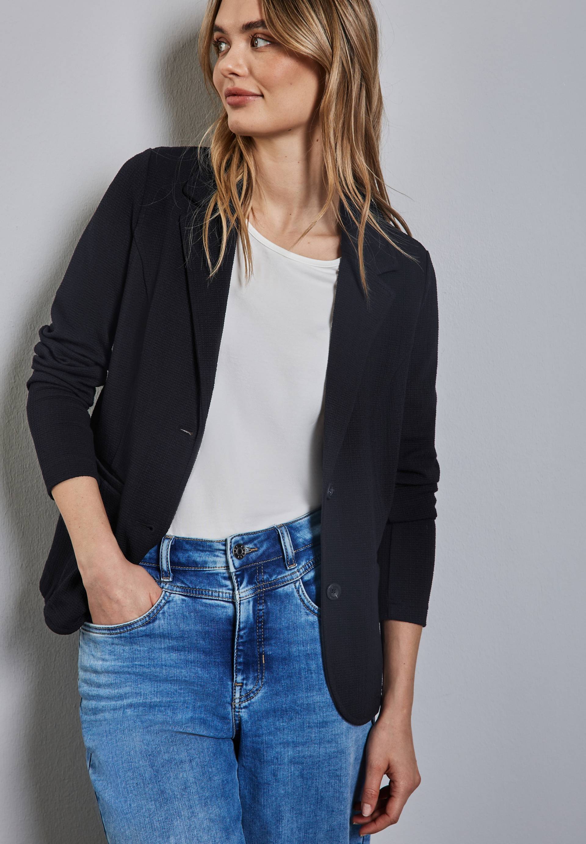 STREET ONE Jackenblazer, mit Strukturmuster STREET ONE Jackenblazer, mit Strukturmuster von Street One