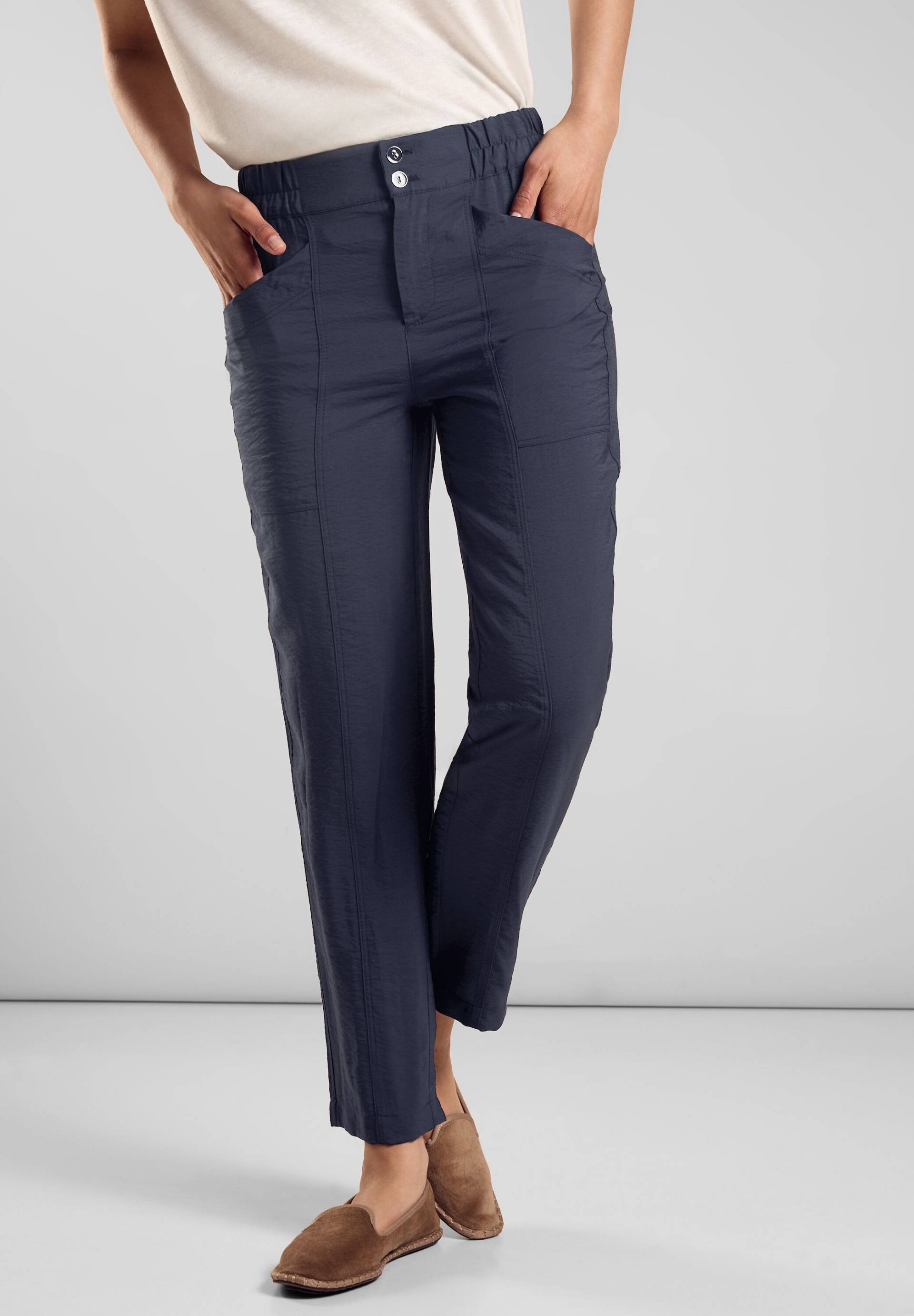 STREET ONE Jogger Pants, mit Doppelknopf-Verschluss STREET ONE Jogger Pants, mit Doppelknopf-Verschluss von Street One