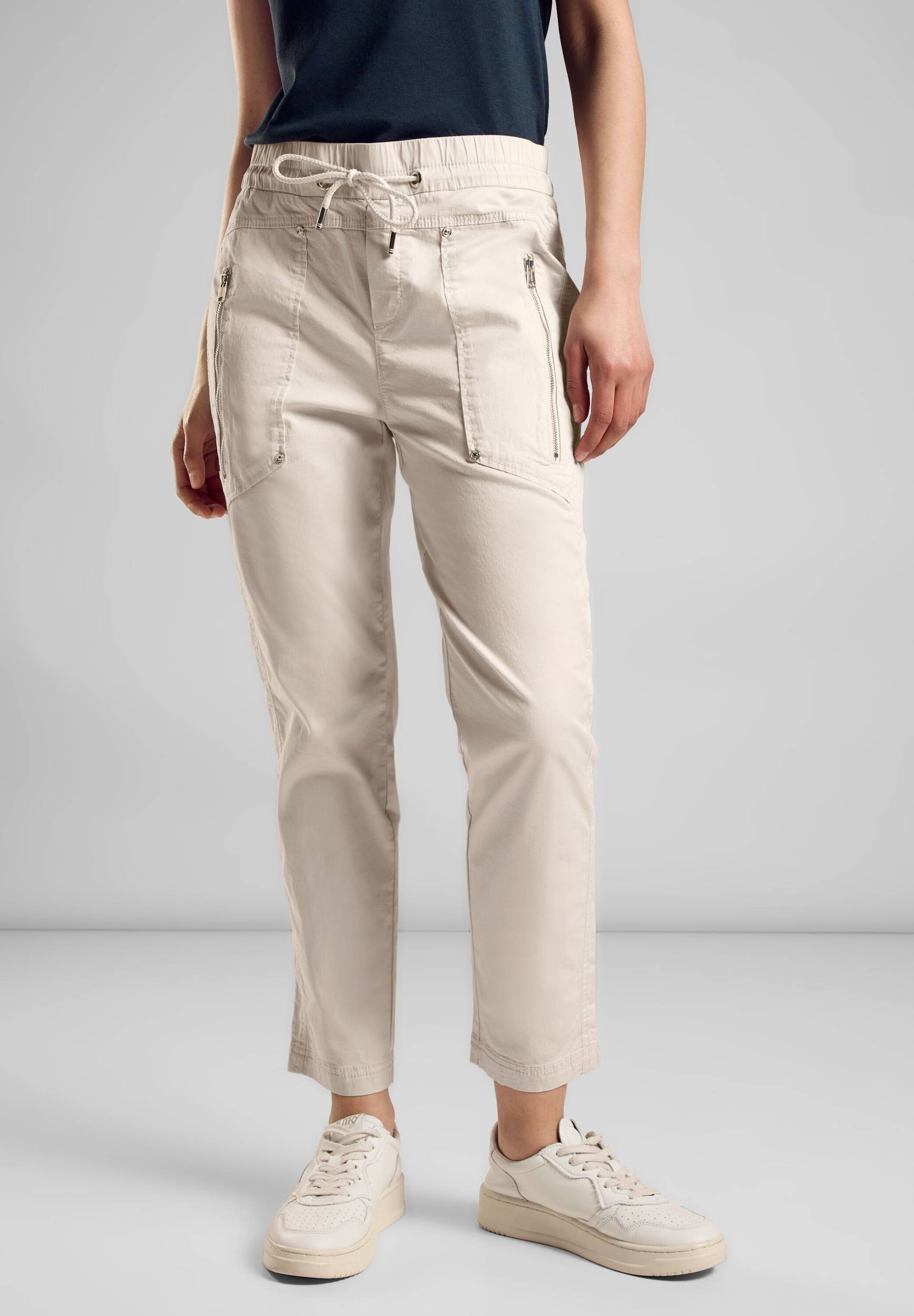 STREET ONE Jogger Pants »BONNY Zip«, mit Zipper von Street One