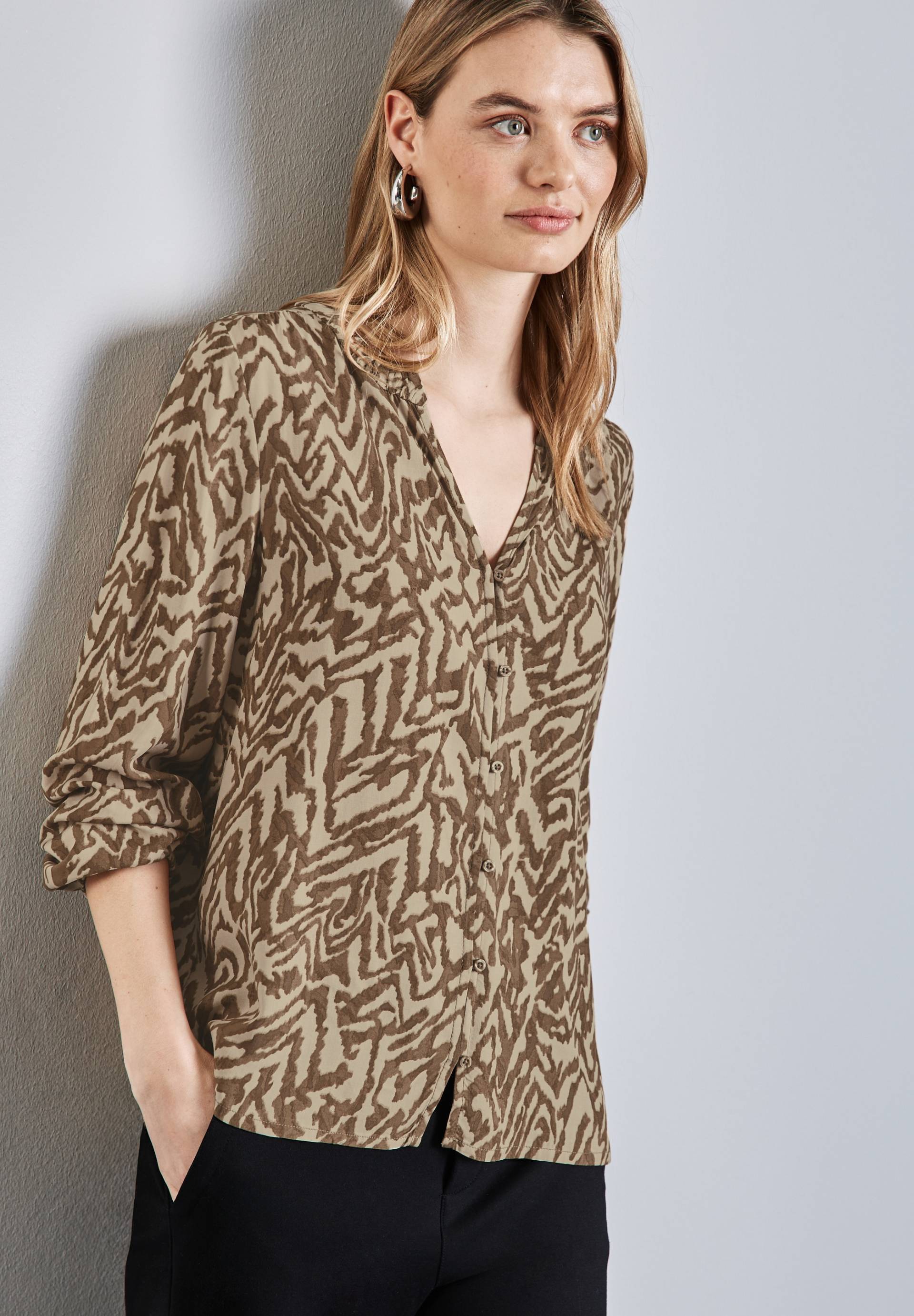 STREET ONE Langarmbluse, mit All-Over Print STREET ONE Langarmbluse, mit All-Over Print von Street One