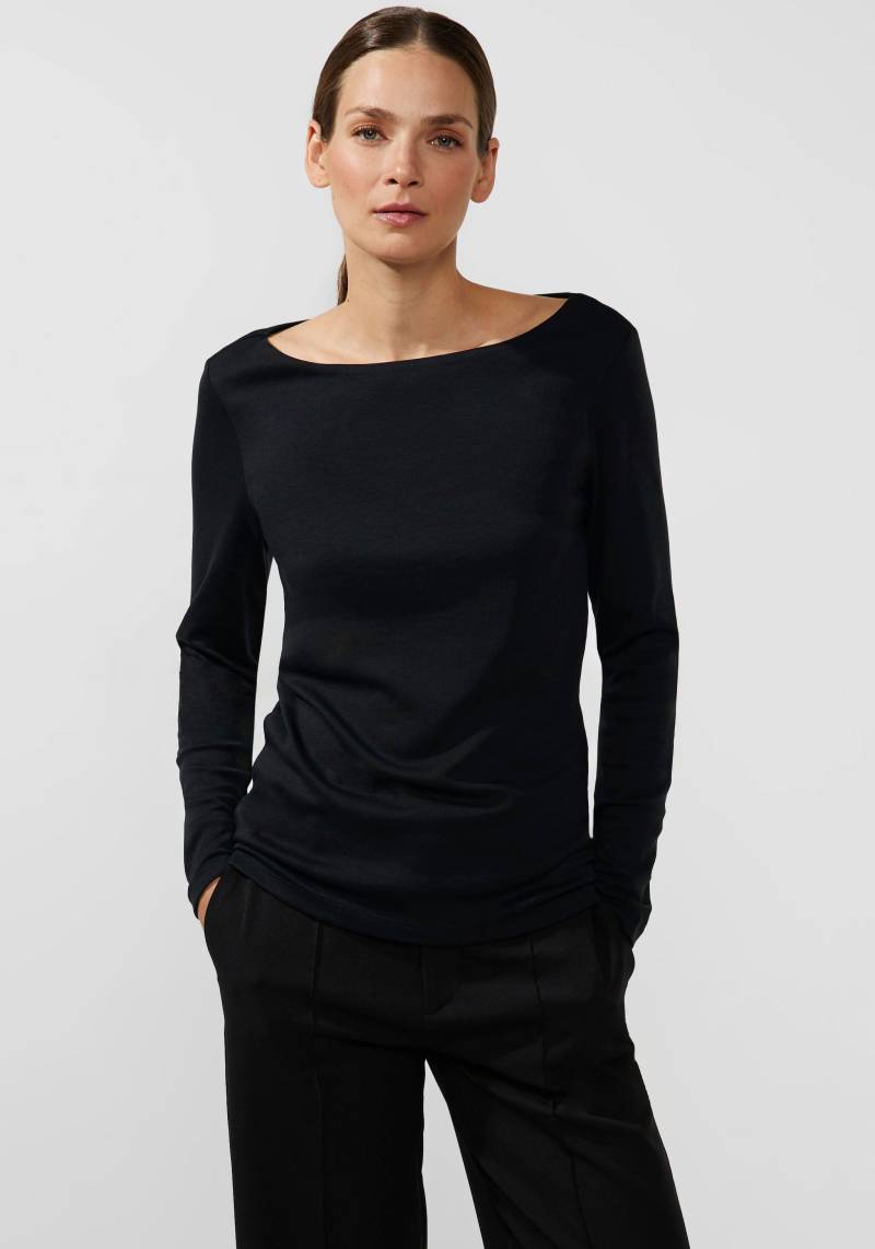 STREET ONE Langarmshirt »Basic Langarmshirt«, in softer Qualität von Street One