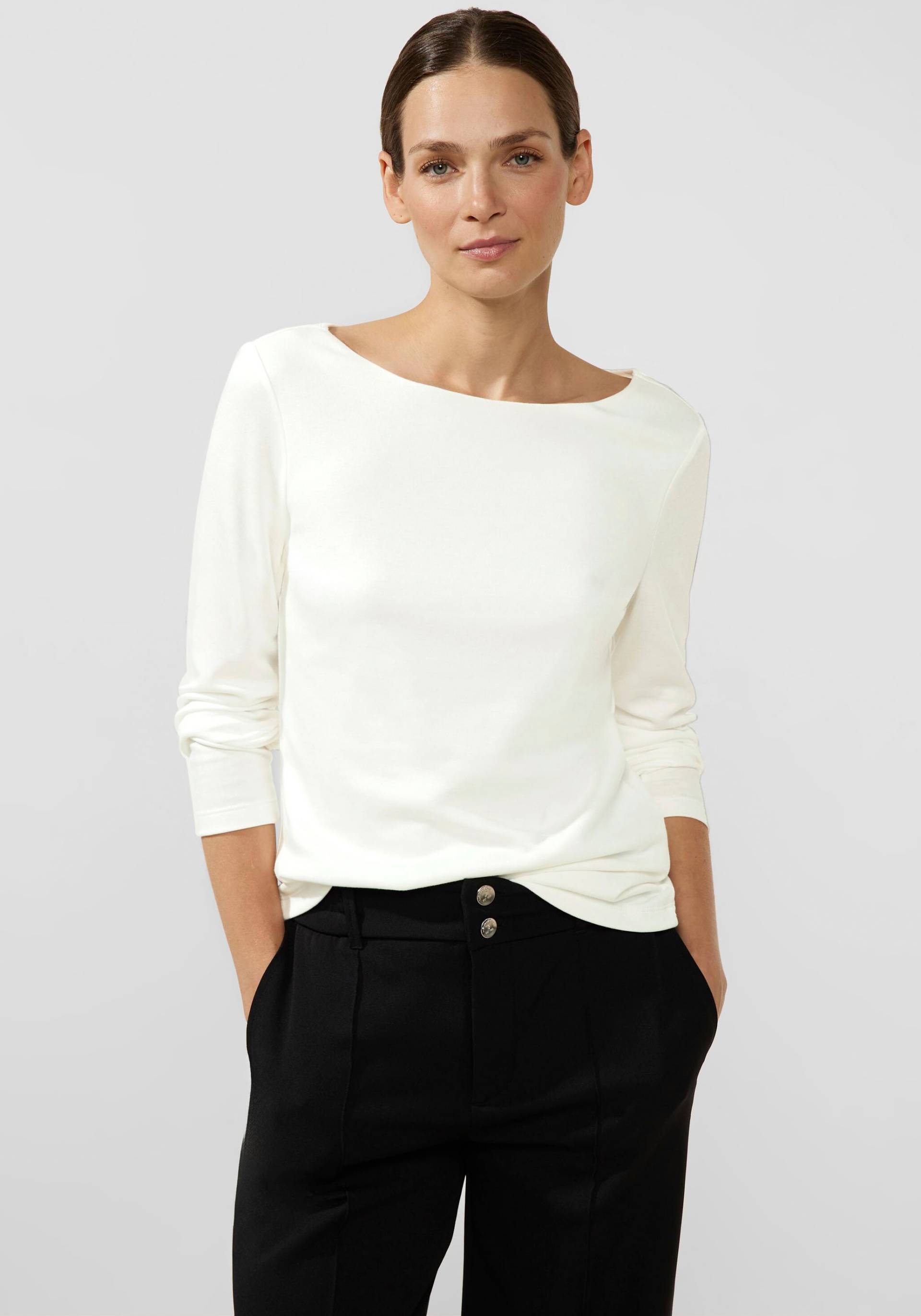 STREET ONE Langarmshirt »Basic Langarmshirt«, in softer Qualität von Street One